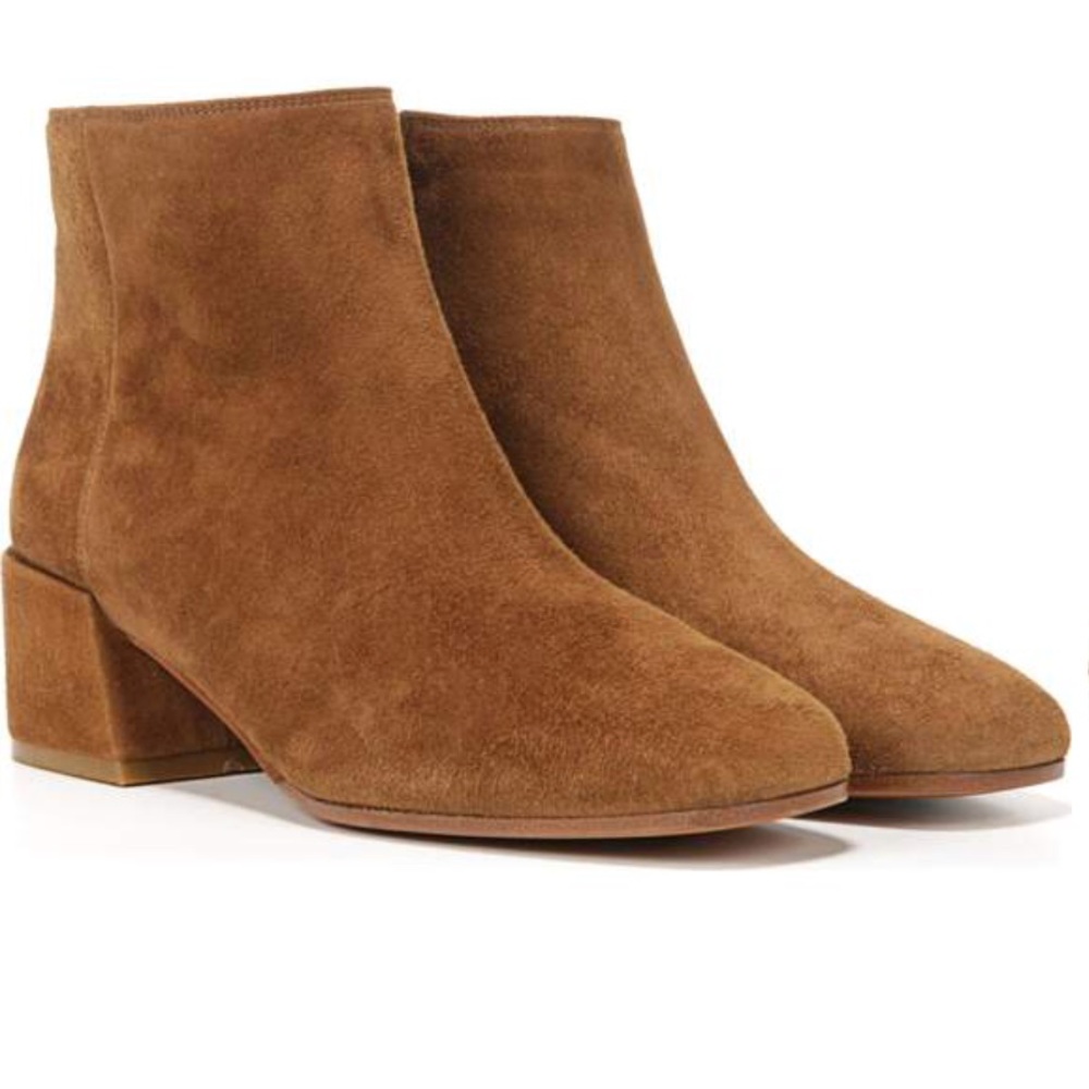 Vince Ostend Suede Bootie in Cedar Size 8 Like New